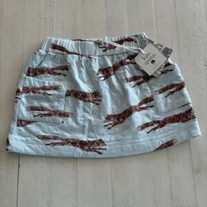 Kate Quinn Leaping Foxes Bamboo Skirt NWT Size 12-18 months